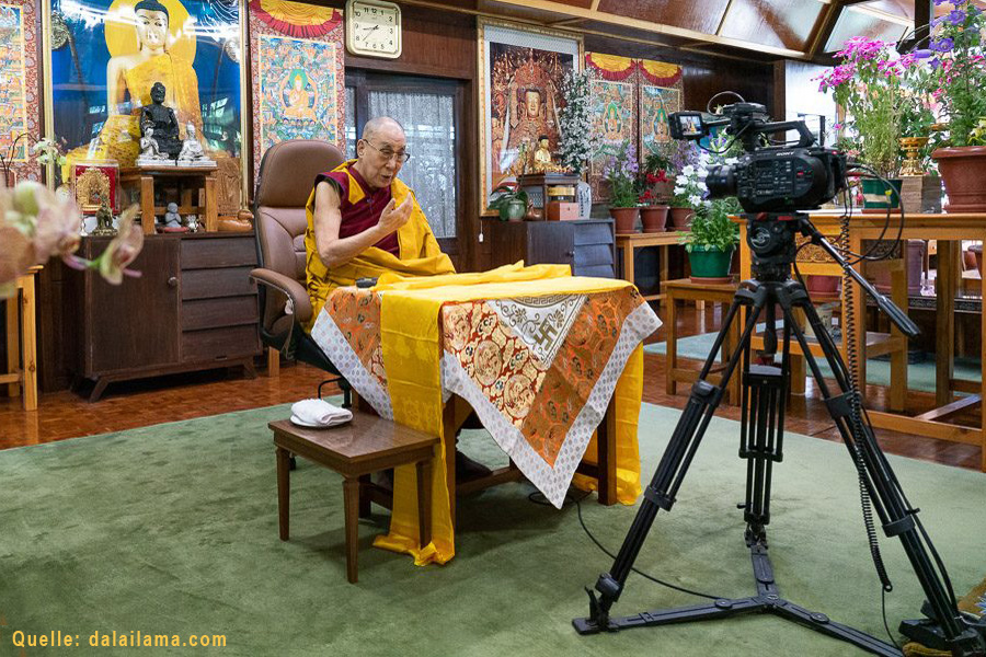 Virtual Teaching Dalai Lama