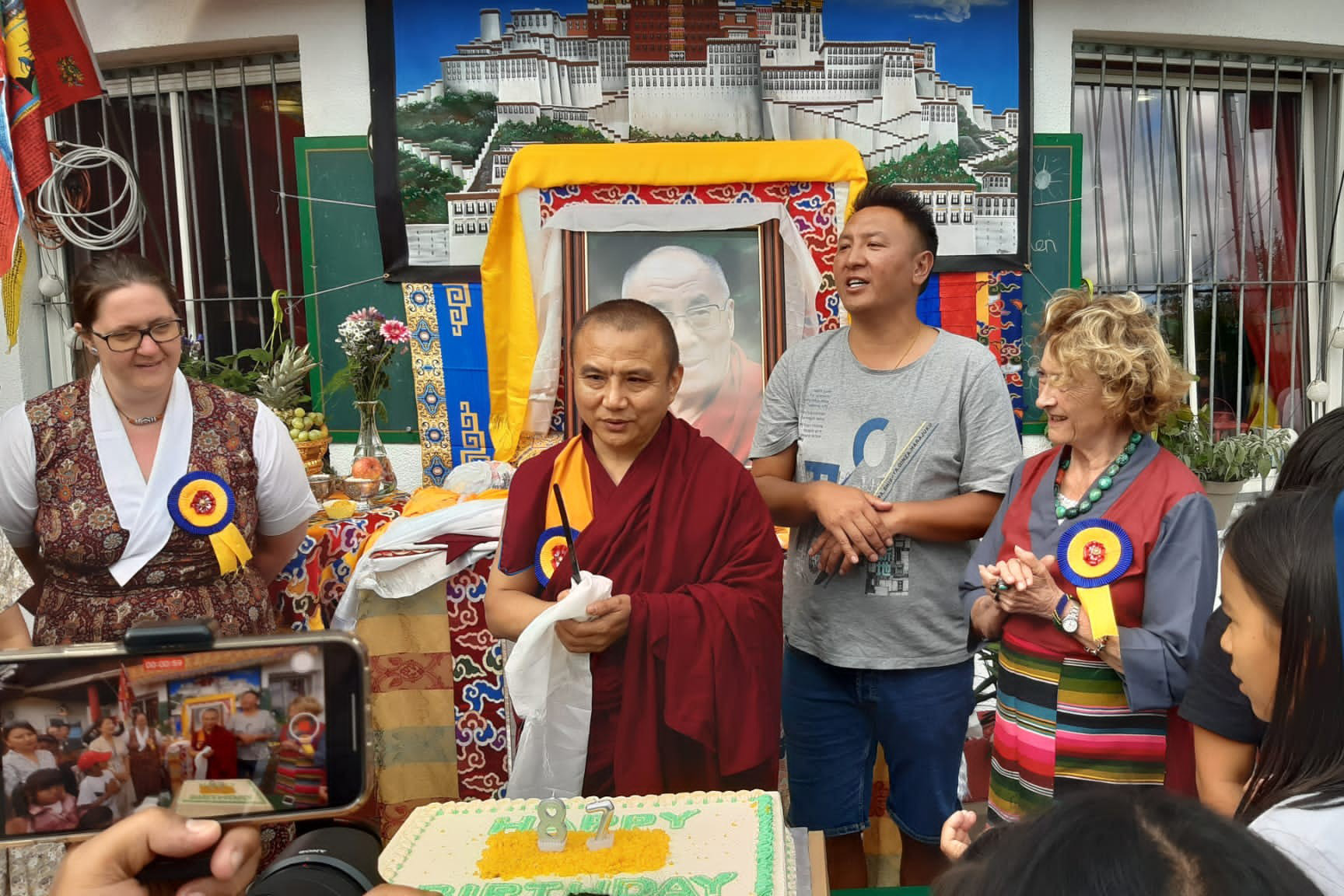 Feier 87. Geburtstag SH Dalai Lama